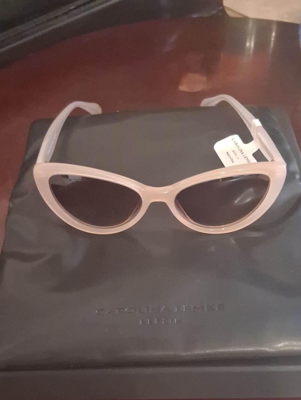 Carolina Lemke Berlin Milky Sand Sunglasses New With Original Packaging